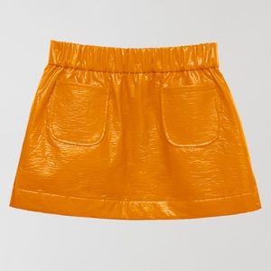 La Veste Orange Mini Skirt